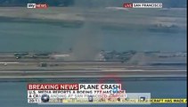 BREAKING NEWS - PLANE CRASHES ON LANDING AT SAN FRANCISCO INTL. AIRPORT