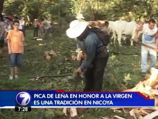 Télécharger la video: Fieles a la tradición, los nicoyanos picaron leña en honor a la virgen de Guadalupe