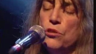 Patti Smith Because The Night Live