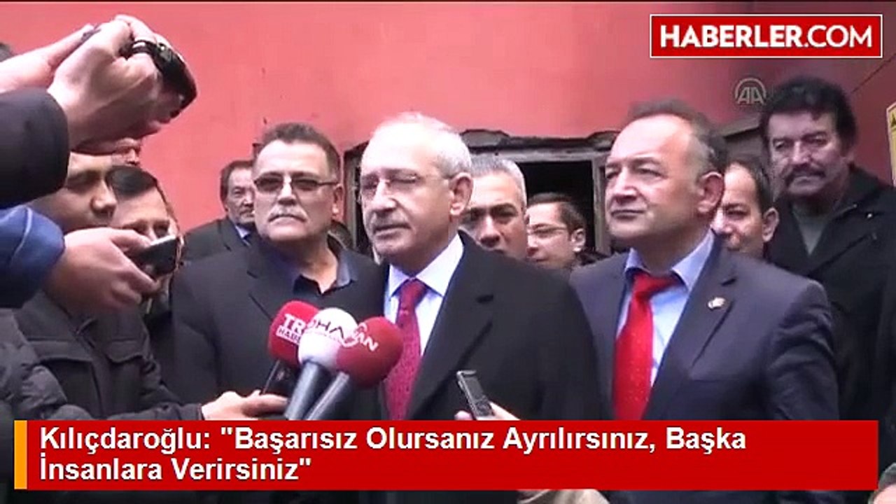Kılıçdaroğlu: Başarısız Olanın Siyaseti Bırakması Lazım, Bu Gayet Doğal
