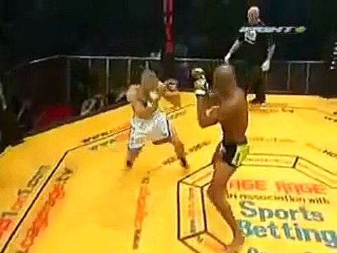 Anderson Silva Amazing reverse elbow Knockout