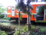 Kereta Api listrik (KRL) berangkat dari Depo Bukit Duri Kereta Api