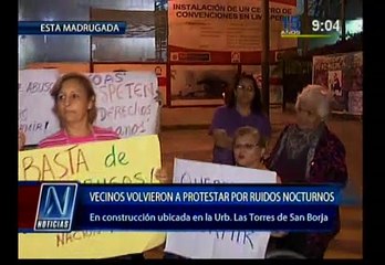 San Borja: persisten ruidos por obras del Banco de la Nación