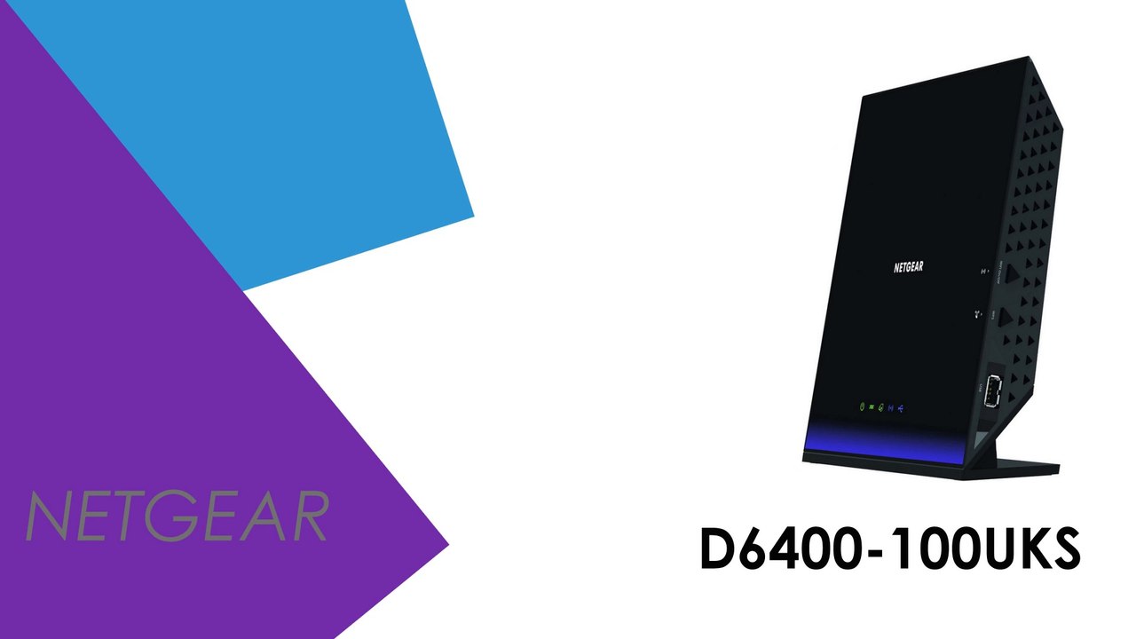 NETGEAR D6400-100UKS Router