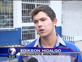 Video capta asalto de banda a local comercial en San José