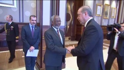 Cumhurbaşkanı Erdoğan, Sudan Dışişleri Bakanı Karti'yi Kabul Etti