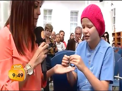 Las pulseras de Sofía Escalante cumplieron el sueño de comprar monitores para el Hospital de Niños