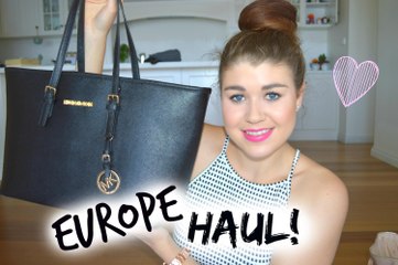 Europe Haul 2014 | Primark, Zara, Boots & Micheal Kors Handbag