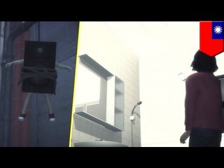 階下へスピーカー吊り下げ“お経”流して倍返し