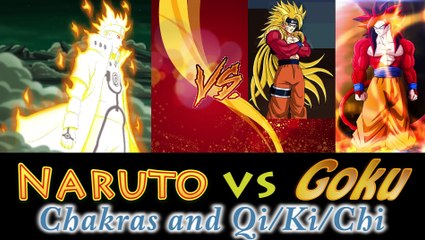 Naruto vs Goku (Chakras and Qi,Ki,Chi)