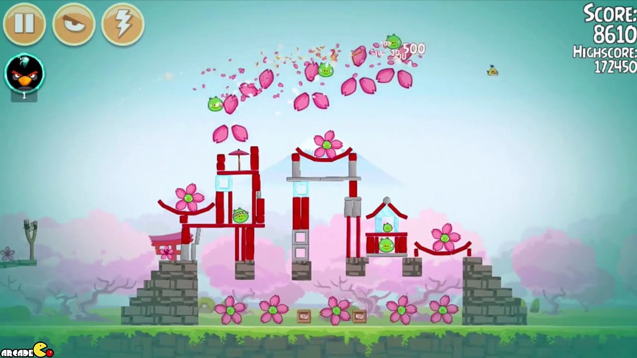 Angry Birds Seasons The Pig Days Level 3 8 Hanami 3 Star Walkthrough