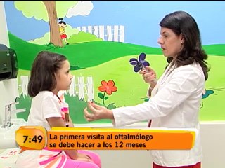 Niños deben visitar al oftalmólogo desde los 12 meses