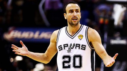 Manu Ginobili Gets Hit In the Face, Calls Technical Foul on Referee