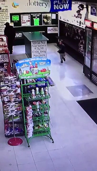 A dad gives a punch to his 4-year old son