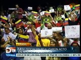 Movimientos sociales brasileños realizan acto en apoyo a Venezuela