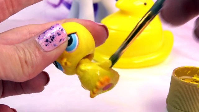 Custom LPS Easter Sugar Marshmallow PEEPS Chick Chocolate Glitter Candy DIY Littlest Pet Shop Craft