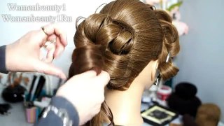 Wedding prom hairstyles for long hair. Свадебная прическа, прическа на выпускной. _ Tune.pk