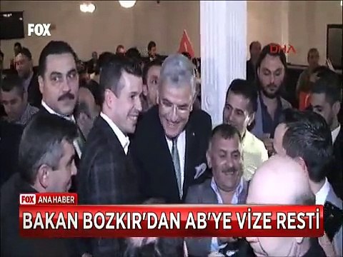 Volkan Bozkır Avrupa Birliğine çattı 'Kafam kızarsa size kapıları kapatırım'