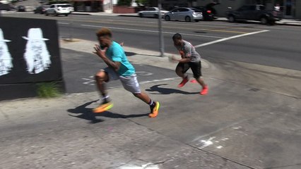 Odell Beckham Jr. -- BLOWS DIDDY AWAY ... In Street Footrace