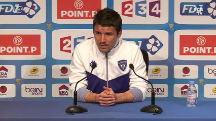 Bastia-Paris : Conf. d'avant-match de Y. Cahuzac