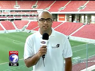 Pinto analiza las sedes en que la 'Sele' jugará en Brasil 2014