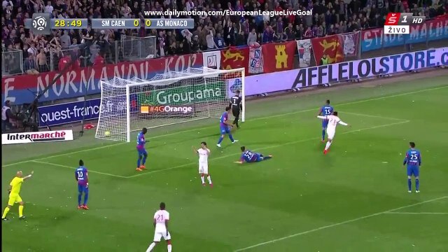 Anthony Martial 0:1 | Caen - Monaco 10.04.2015 HD