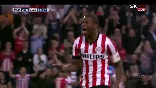 Georginio Wijnaldum 1-0 - PSV Eindhoven - PEC Zwolle 10.04.2015 HD_(new)