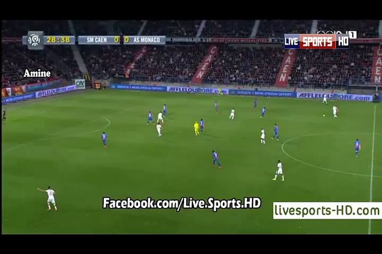 Anthony Martial Goal Caen 0-1 Monaco Ligue1 10/04/2015
