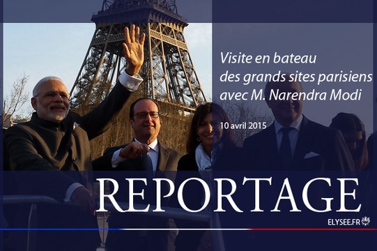 [REPORTAGE] Visite en bateau des grands sites parisiens avec M. Narendra Modi