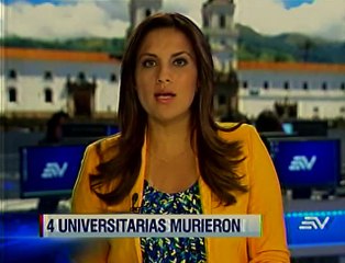 4 universitarias murieron en choque contra bus interprovincial