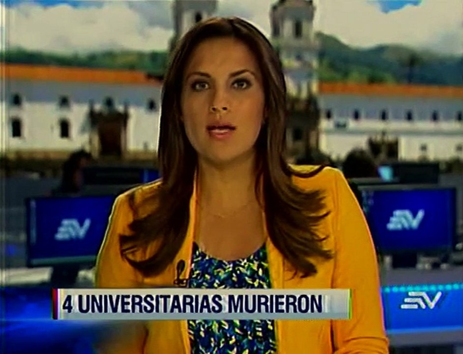 4 universitarias murieron en choque contra bus interprovincial