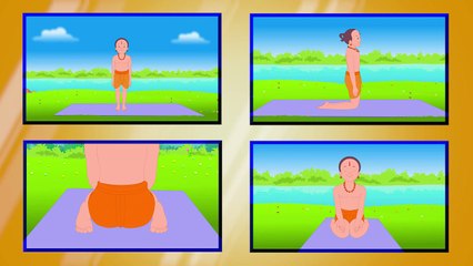Learn Yoga in Hindi - Virasana