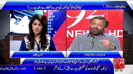 Farooq Sattar Himself Telling Weakness Of MQM!