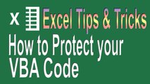 Excel VBA Tips n Tricks # 5 | How to protect your VBA Code
