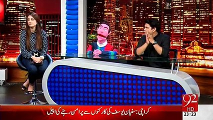 Hadd-e-Adab on 92 News Hd ~ 10th April 2015 - Comedy Show - Live Pak News