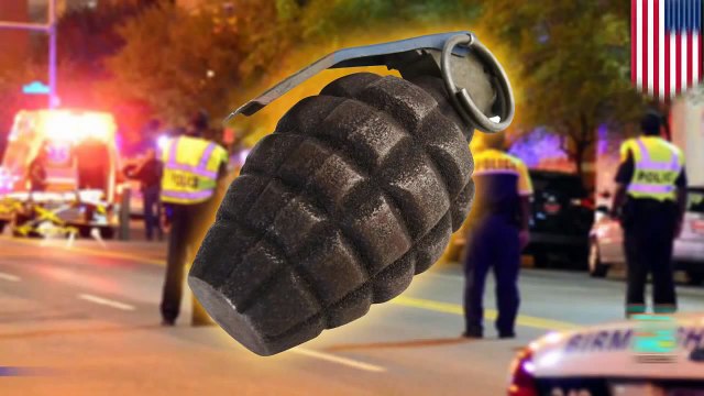 رجل من ألاباما تعلق قنبلة بفخذه وتجرى له عملية في الشارع