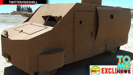 عراقيون أكراد يصنعون دبابة على شكل مركبة ماد ماكس ضد داعش