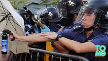 احتجاجت الديمقراطيين في هون كونغ وشكوك حول استخدام الشرطة للرصاص المطاطي