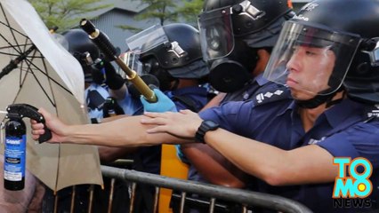 احتجاجت الديمقراطيين في هون كونغ وشكوك حول استخدام الشرطة للرصاص المطاطي