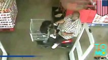 رجل يتظاهر بأنه معاق بغية سرقة متجر