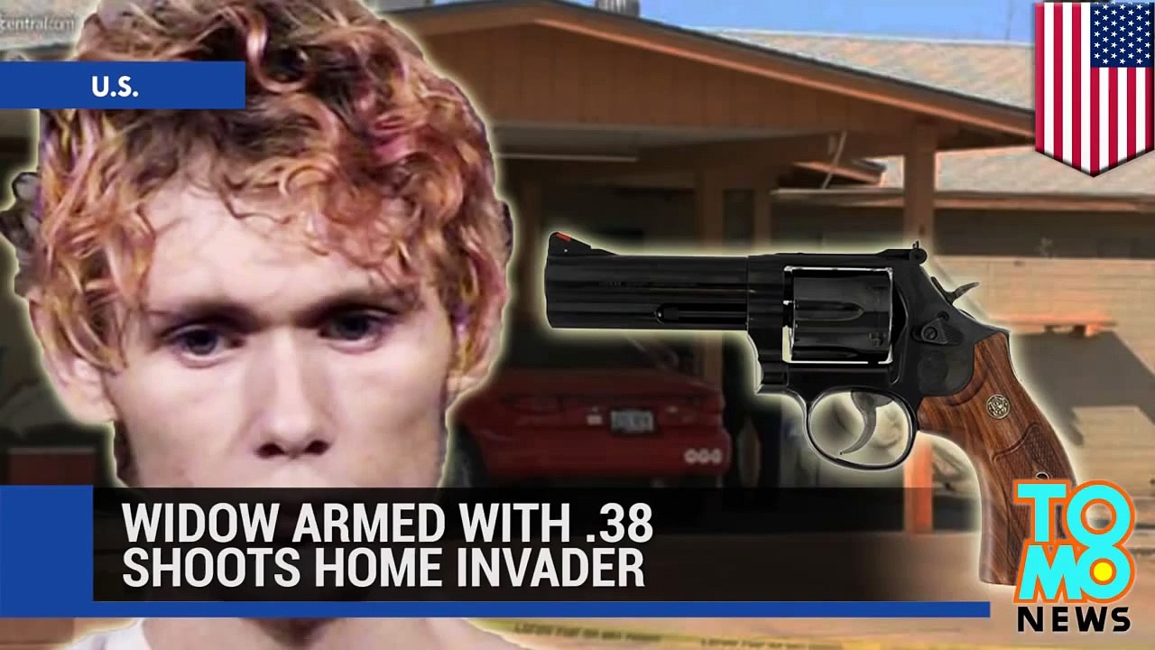 أرملة تطلق النار على مقتحم بيتها