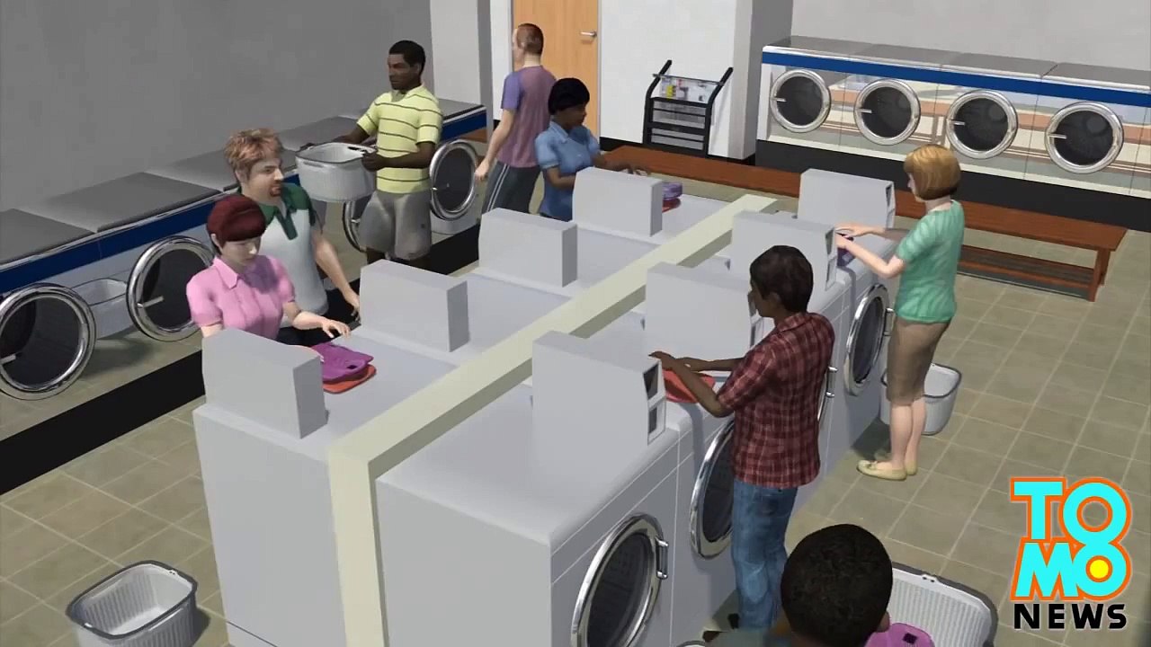 طفلة في الخامسة تعلق داخل غسالة دائرة وتنجو