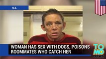 سيدة من نيو كسيكو تقوم بتسميم أصدقائها بعد أن ضبطوها تضاجع كلباً