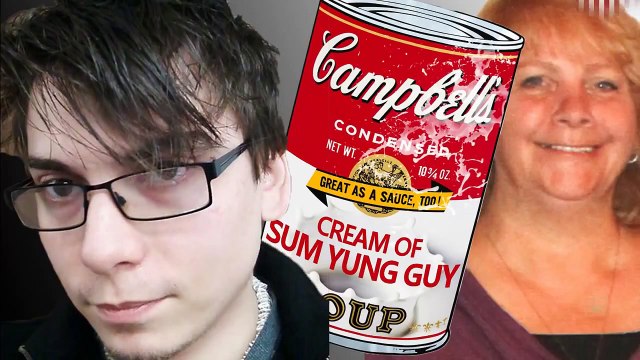 الطعام والمني موظف يستمني في صحن حساء مديرته وينفجر ضحكا لدى ابتلاعها سوائله المنوية