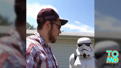 رجل متنكر بزي ستورم تروبر ينشر الفزع في كنساس