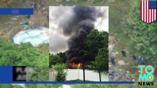 رضيع نائم ينجو من طائرة تتحطم قرب منزله في لونغ آيلاند