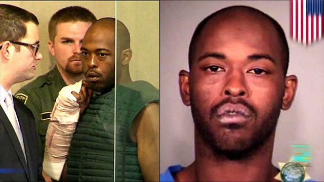 رجل مسلح بمسدس خلبي بمواجه 100 شرطي