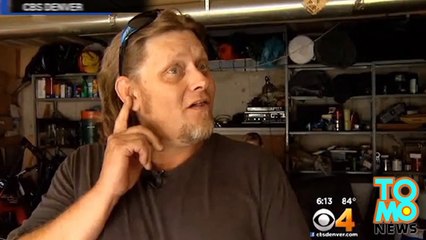 صعقه الرعد رجل من دينفر يصعقه الرعد في قدميه بينما كان يصور العاصفة