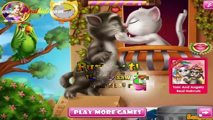 Tom et Angela Embrasser - Parler et Angela jeu embrasser