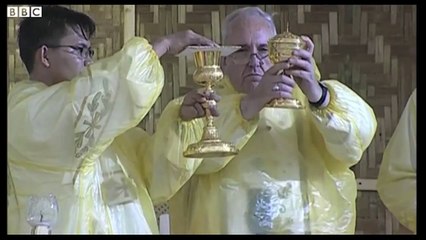 Pope Francis_ Tacloban visit cut short by storm